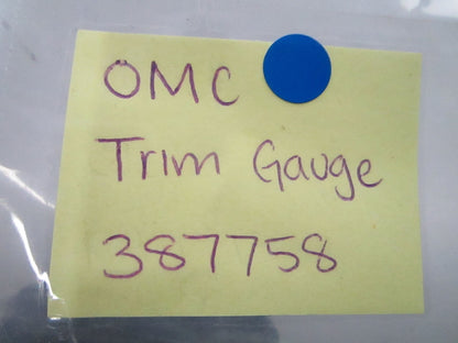 *NEW OEM* 0810 OMC Johnson Evinrude Trim Gauge 387758 0387758