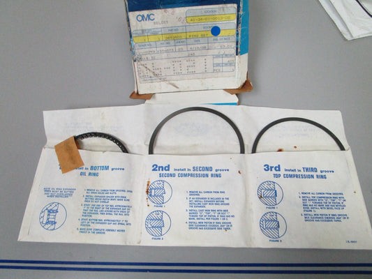 *NEW OEM* 0810 OMC Johnson Evinrude Ring Set 3853900