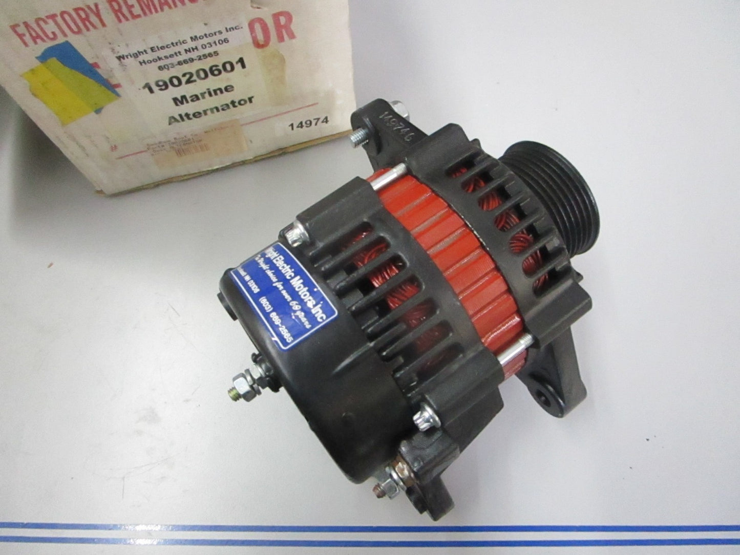 *NEW* 0720 Wright Electric 12V 70AMP Alternator 19020601 Replace: 862031 862031T