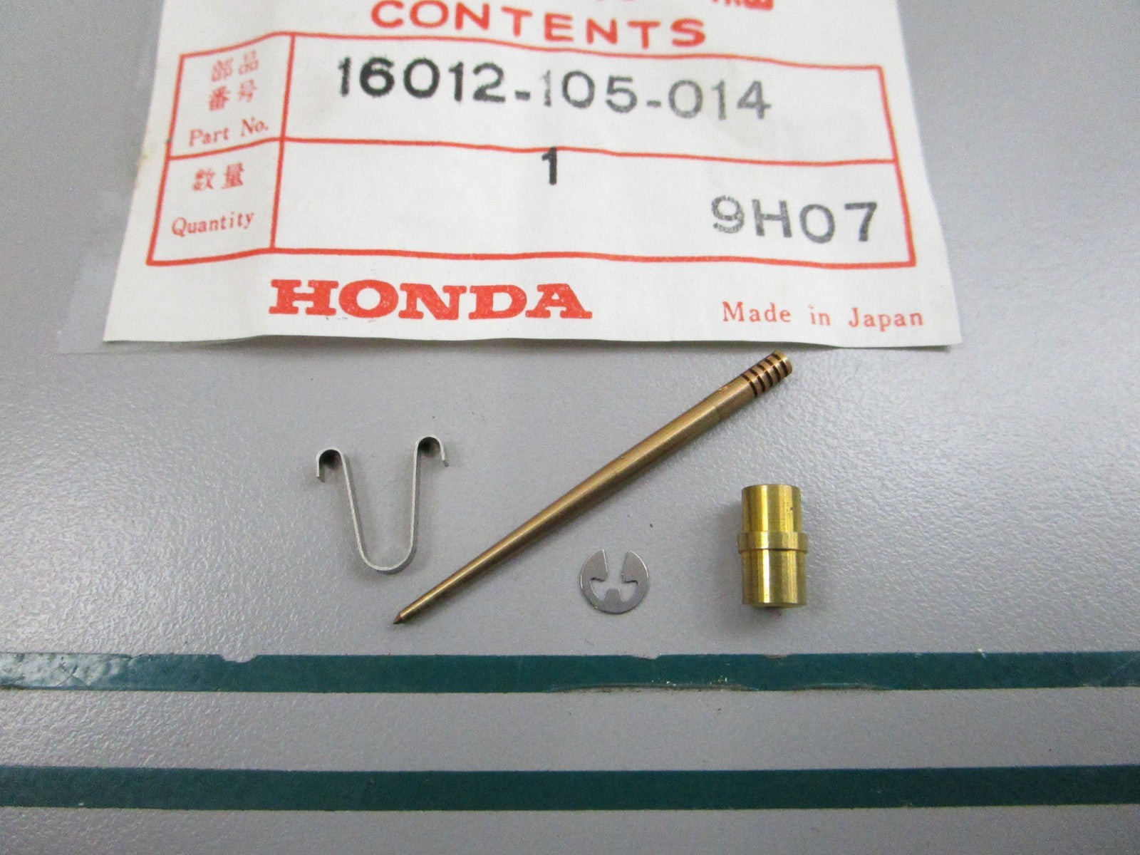 NEW OEM 16012-105-014 Honda Carburetor Jet Needle Set 0810