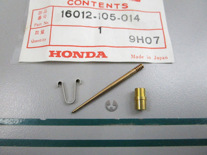 NEW OEM 16012-105-014 Honda Carburetor Jet Needle Set 0810