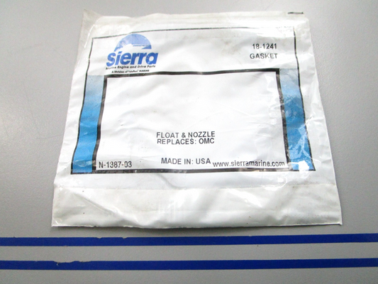 NEW Sierra 18-1241 Replaces: OMC Gasket 0810