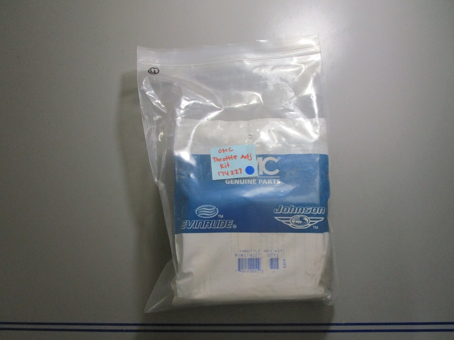 *NEW OEM* 0810 OMC Johnson Evinrude Throttle Adjustment Kit 174227 0174227