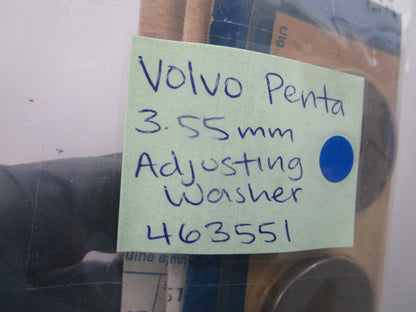 NEW OEM (LOT OF 4) 463551 Volvo Penta 3.55mm Adjusting Washer 0810