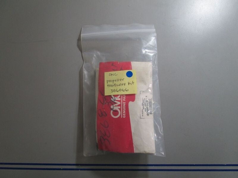 *NEW OEM* 0770 OMC Johnson Evinrude Propeller Hardware Kit 386866 0386866