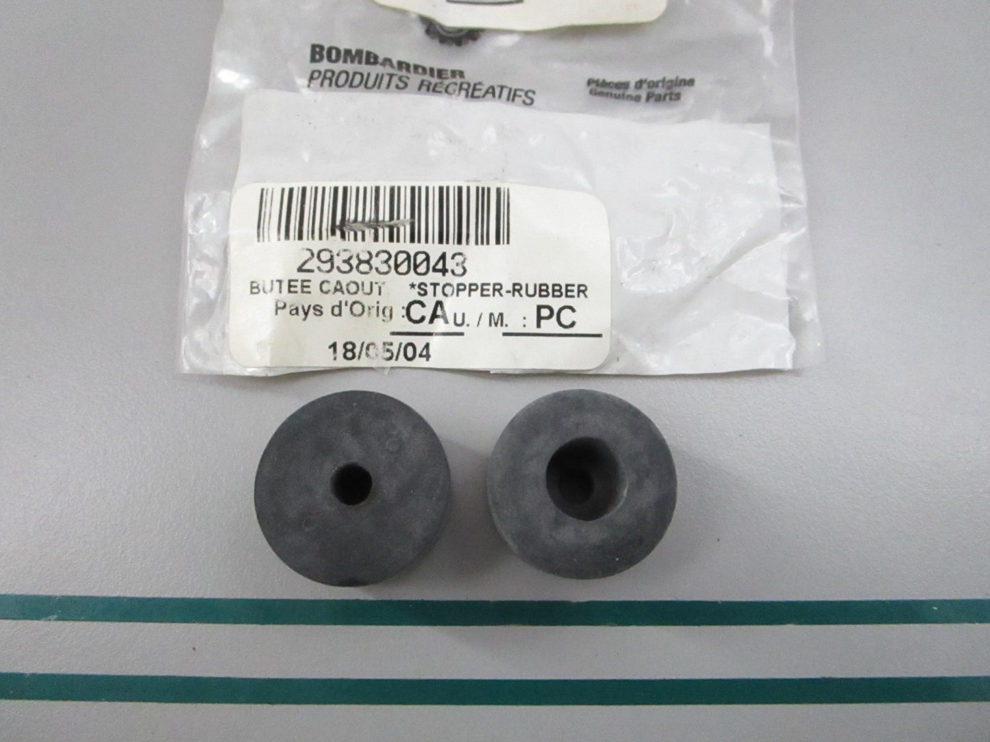 NEW (LOT OF 2) 293830043 Sea-Dog Rubber Stop 0810