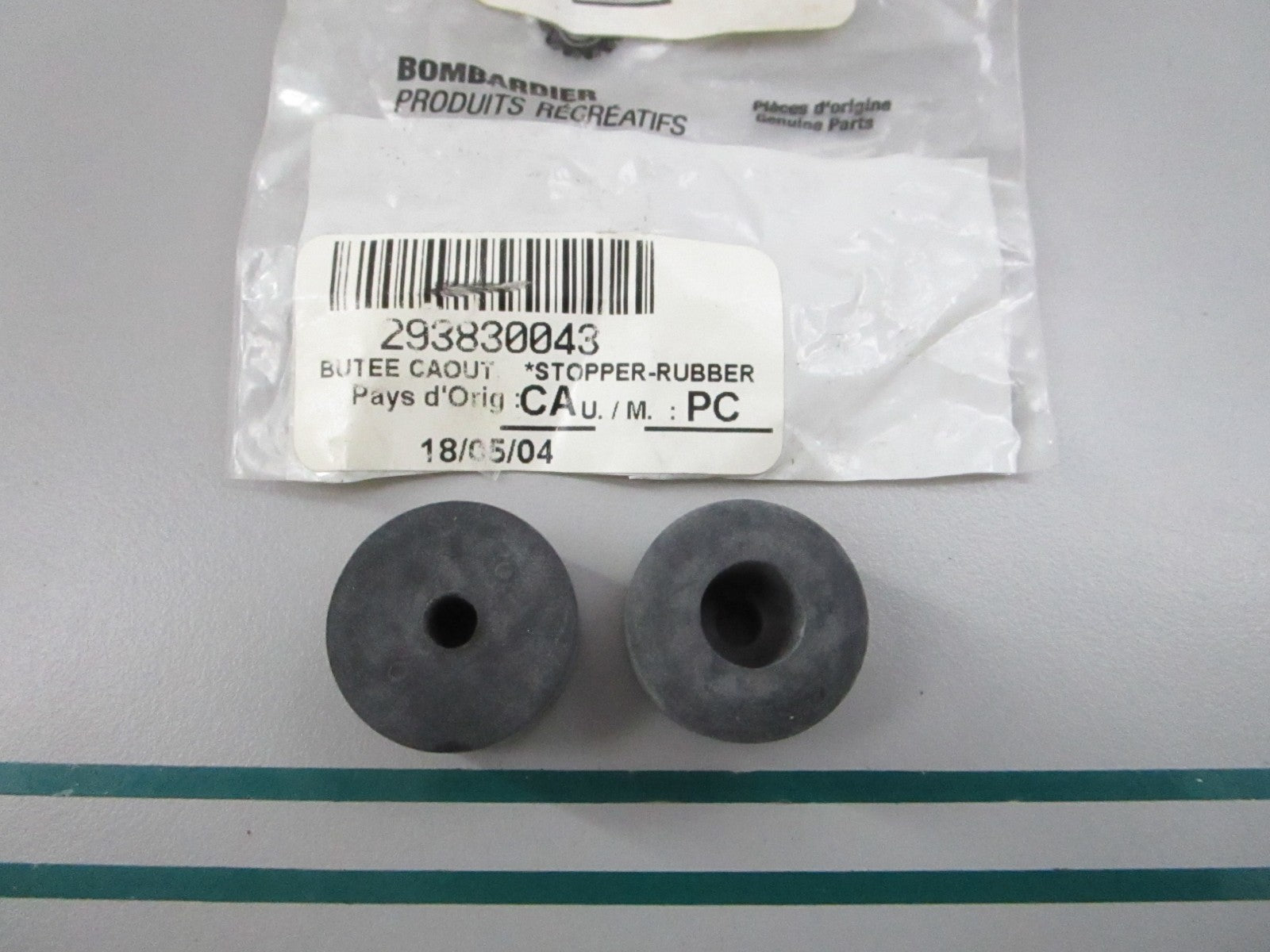NEW (LOT OF 2) 293830043 Sea-Dog Rubber Stop 0810