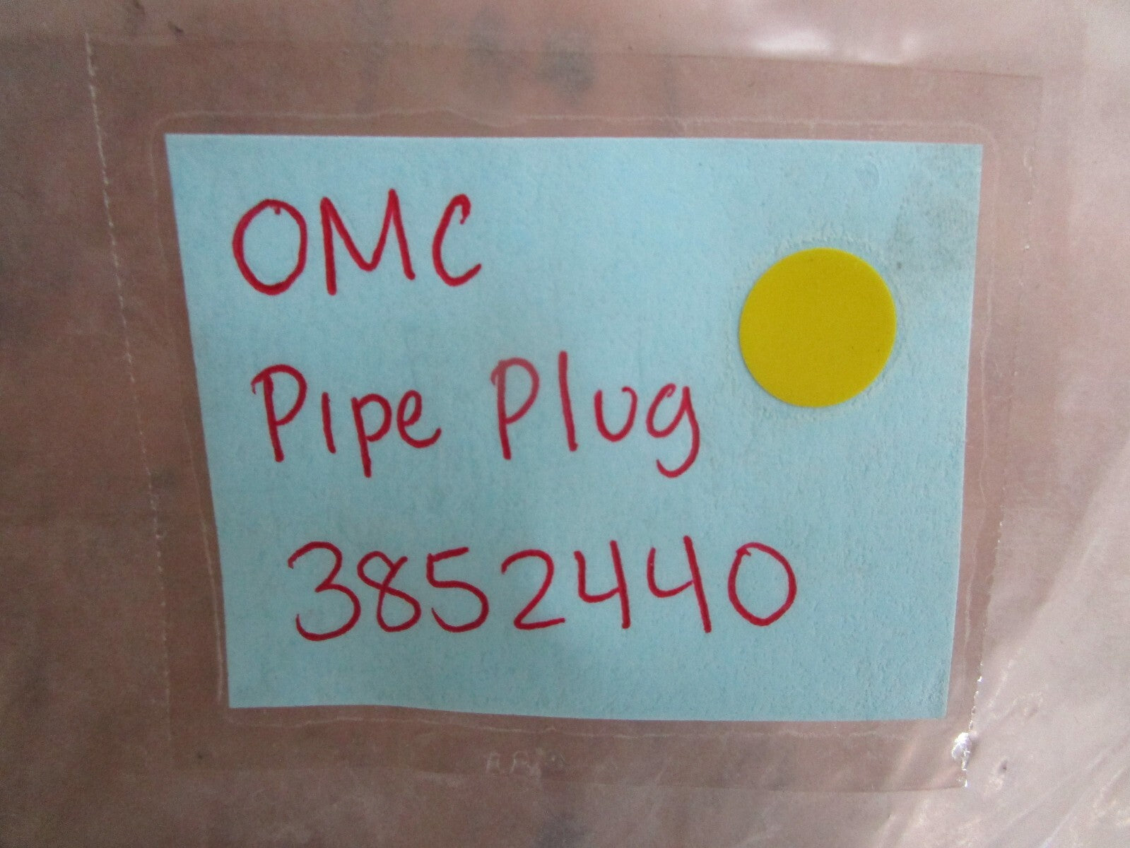 *NEW OEM* 0810 OMC Johnson Evinrude Pipe Plug 3852440