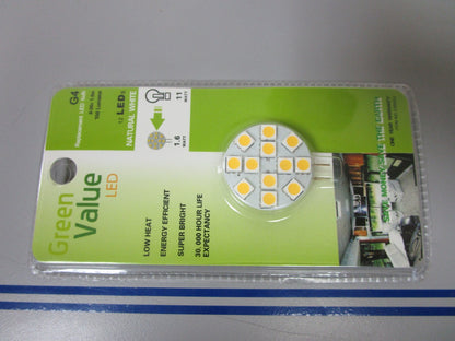 *NEW* 0810 Ming's Mark Inc Green Valve LED Replacement Bulb 15002V