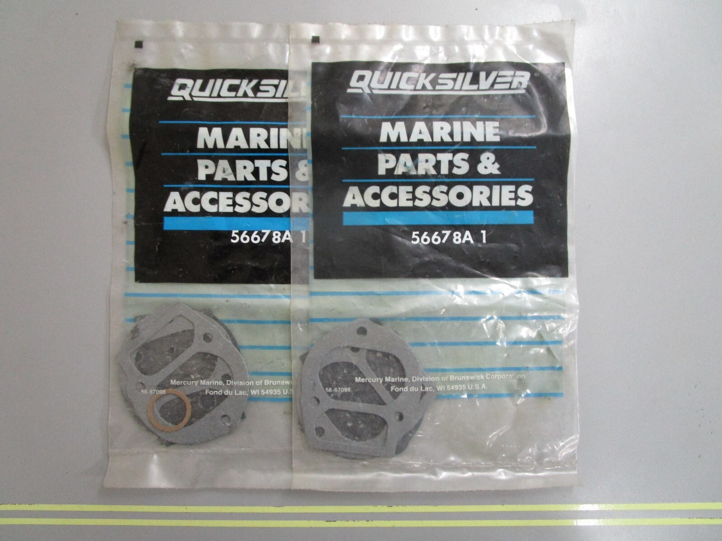 *NEW OEM* (LOT OF 2) 0810 Mercury Quicksilver Diaphragm Kit 56678A1