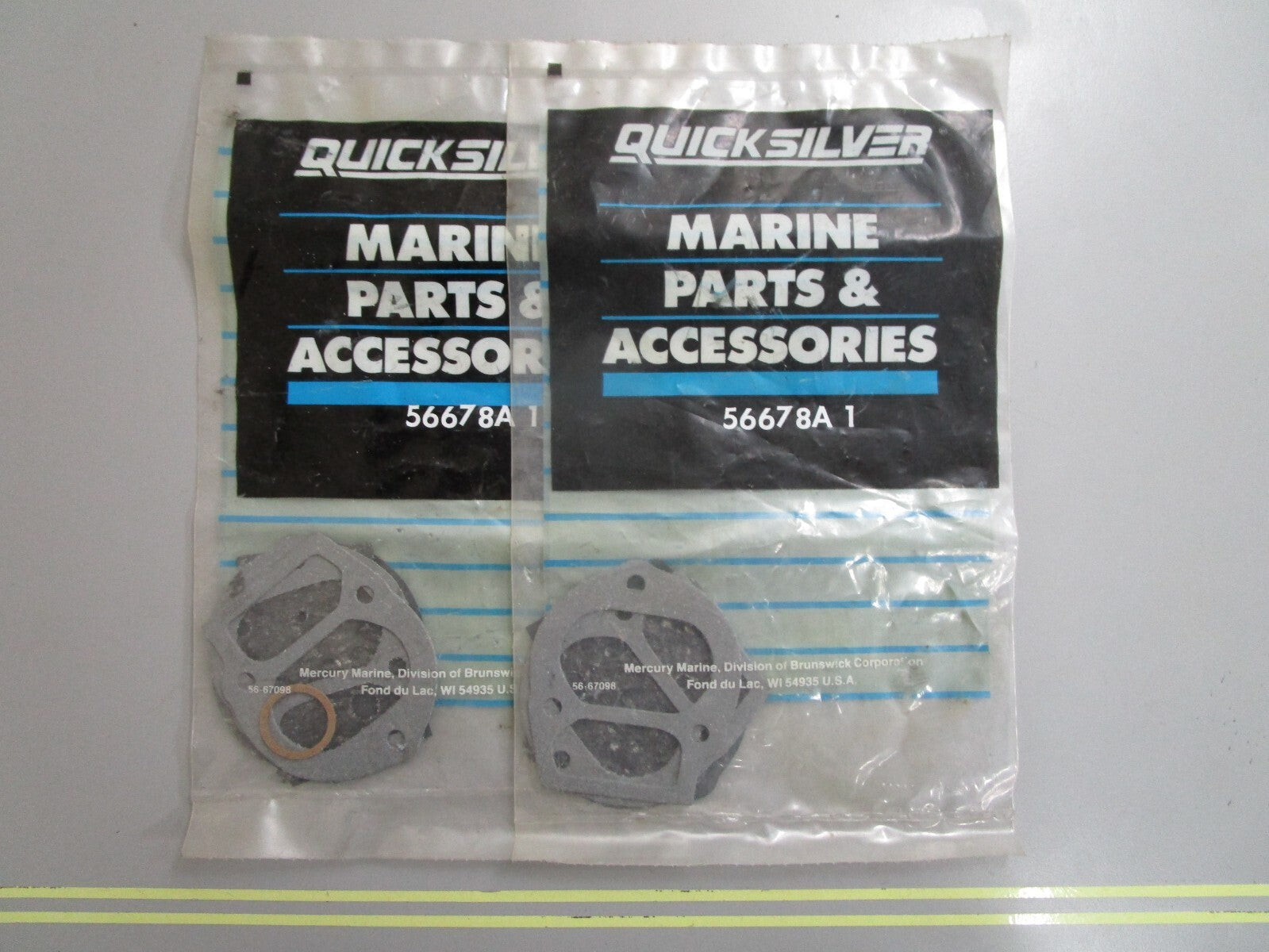 *NEW OEM* (LOT OF 2) 0810 Mercury Quicksilver Diaphragm Kit 56678A1