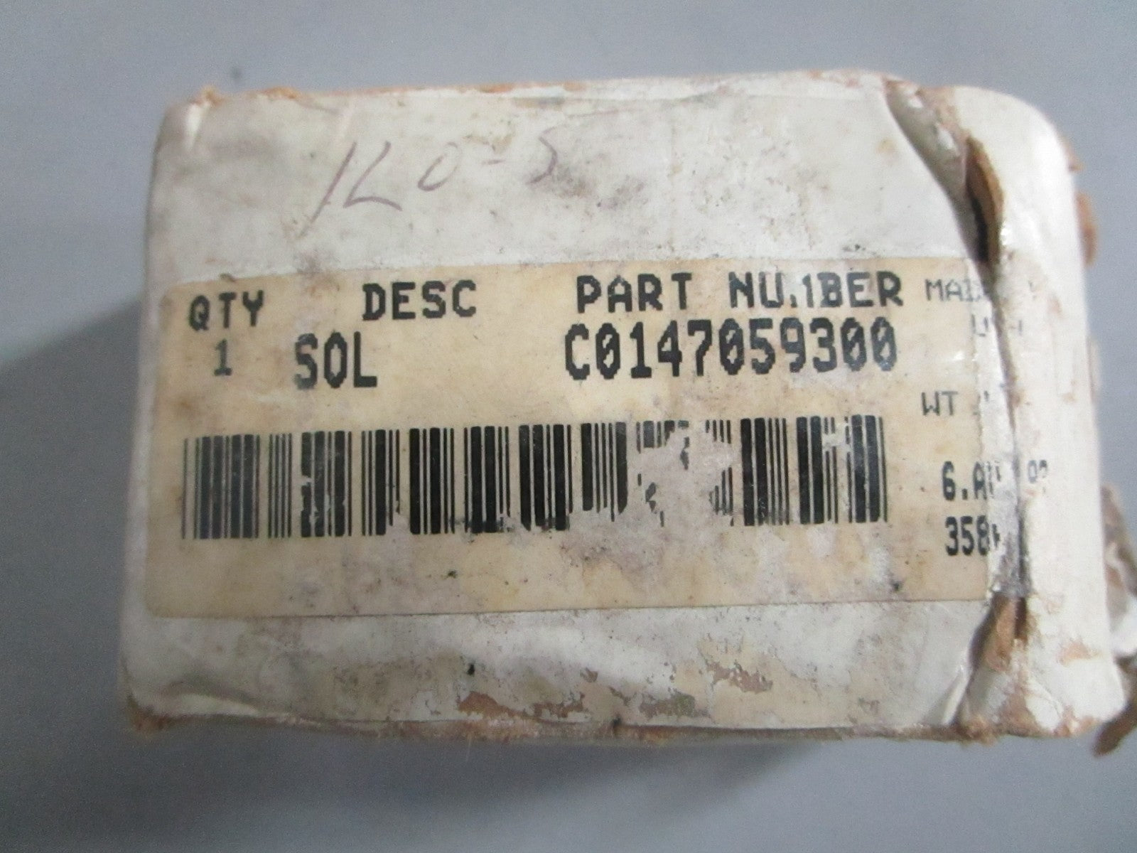 NEW OEM C0147059300 Cummins Solenoid 0820