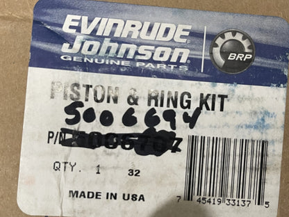 NEW OEM 5006694 Johnson Evinrude Piston & Ring Kit 0670