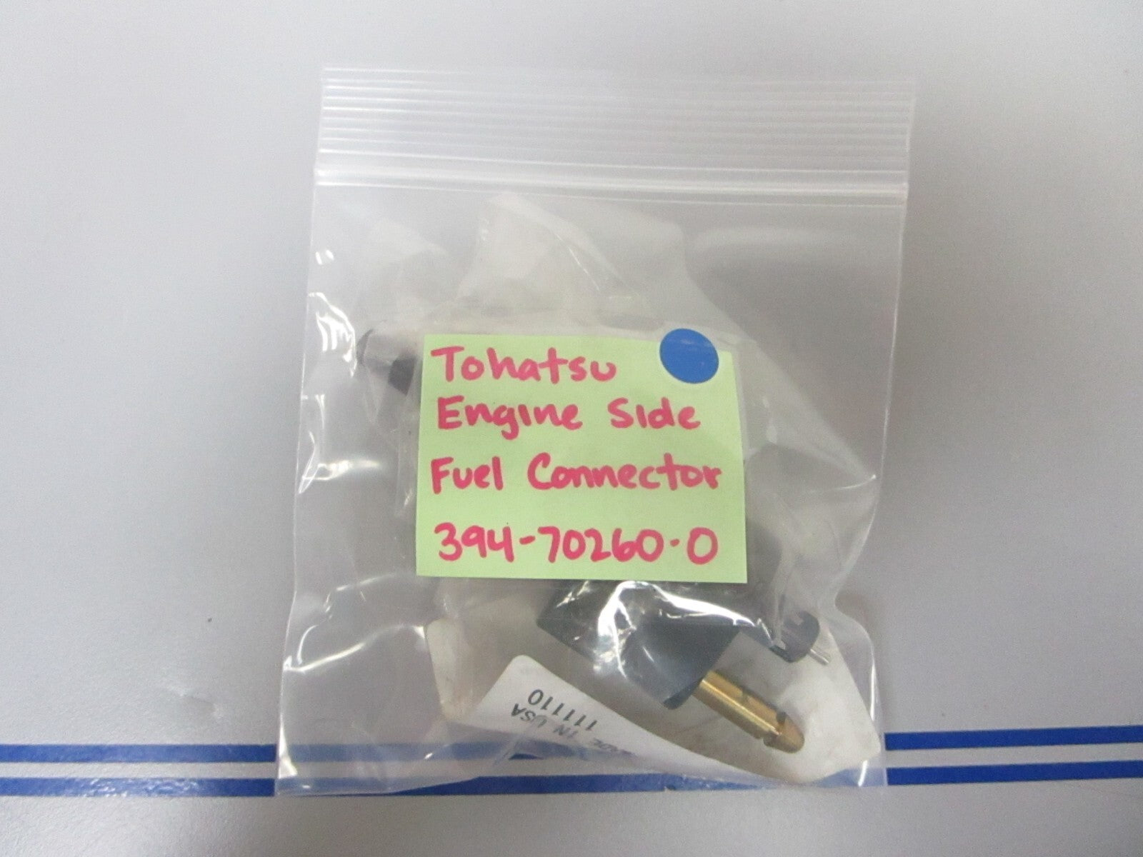 *NEW OEM* 0810 Tohatsu Engine Side Fuel Connector 394-70260-0 394702600