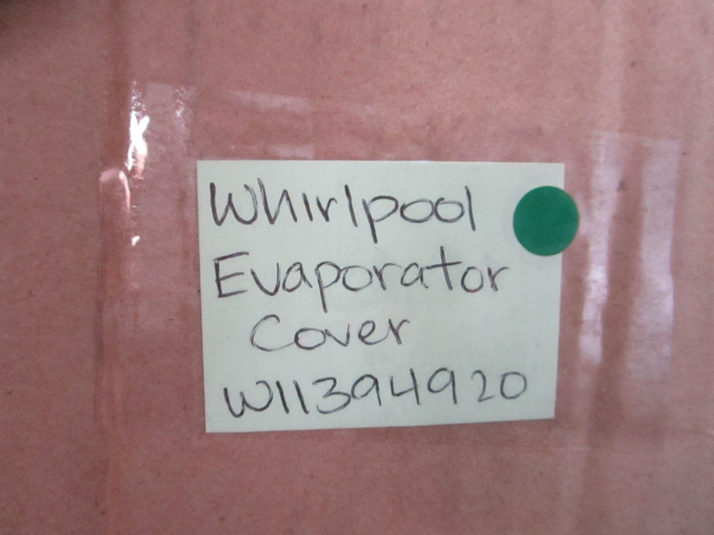 NEW OEM W11394920 Whirlpool Evaporator Cover 0810