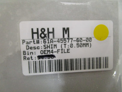 *NEW OEM* 0810 Yamaha (T:0.50MM) Shim 61A-45577-60-00