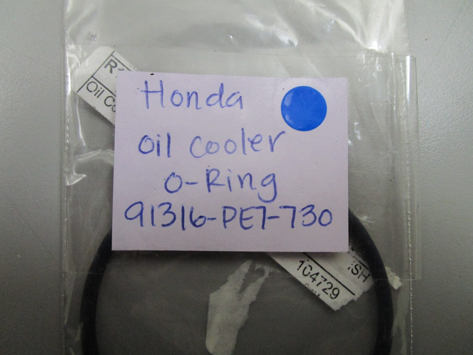 *NEW OEM* 0810 Honda Oil Cooler O-Ring 91316-PE7-730