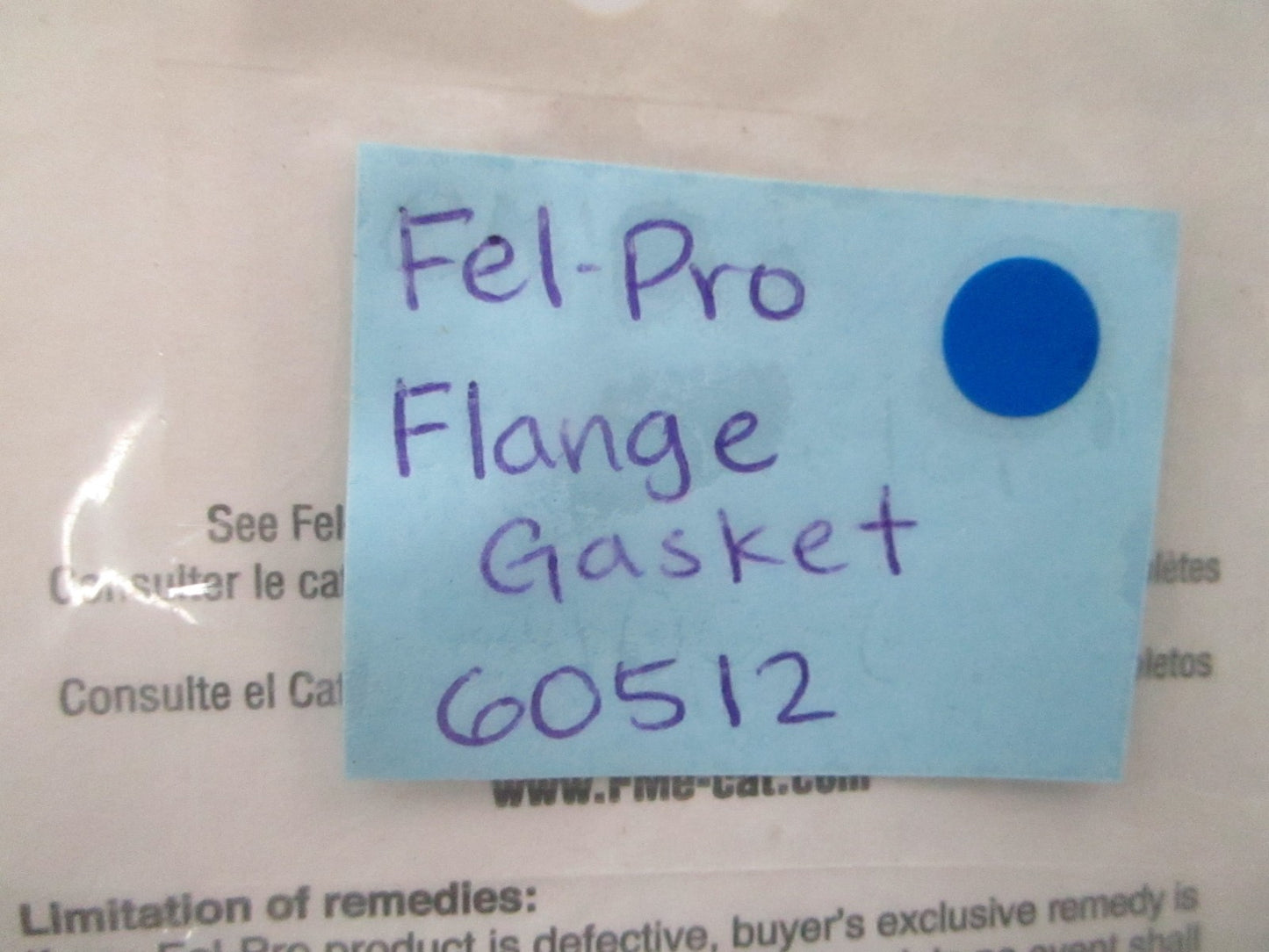 *NEW* 0810 Fel-Pro Flange Gasket 60512