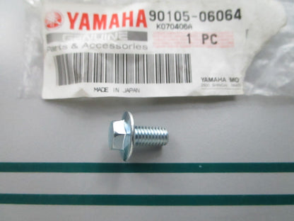 NEW OEM 90105-06064 Yamaha Flange Bolt 0810