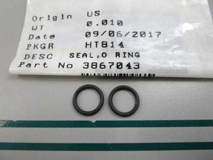 NEW OEM (LOT OF 2) 3867043 Cummins O-Ring Seal 0810