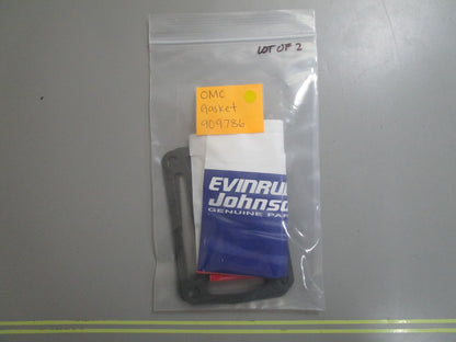 *NEW OEM* (LOT OF 2) 0810 OMC Johnson Evinrude Gasket 909786 0909786