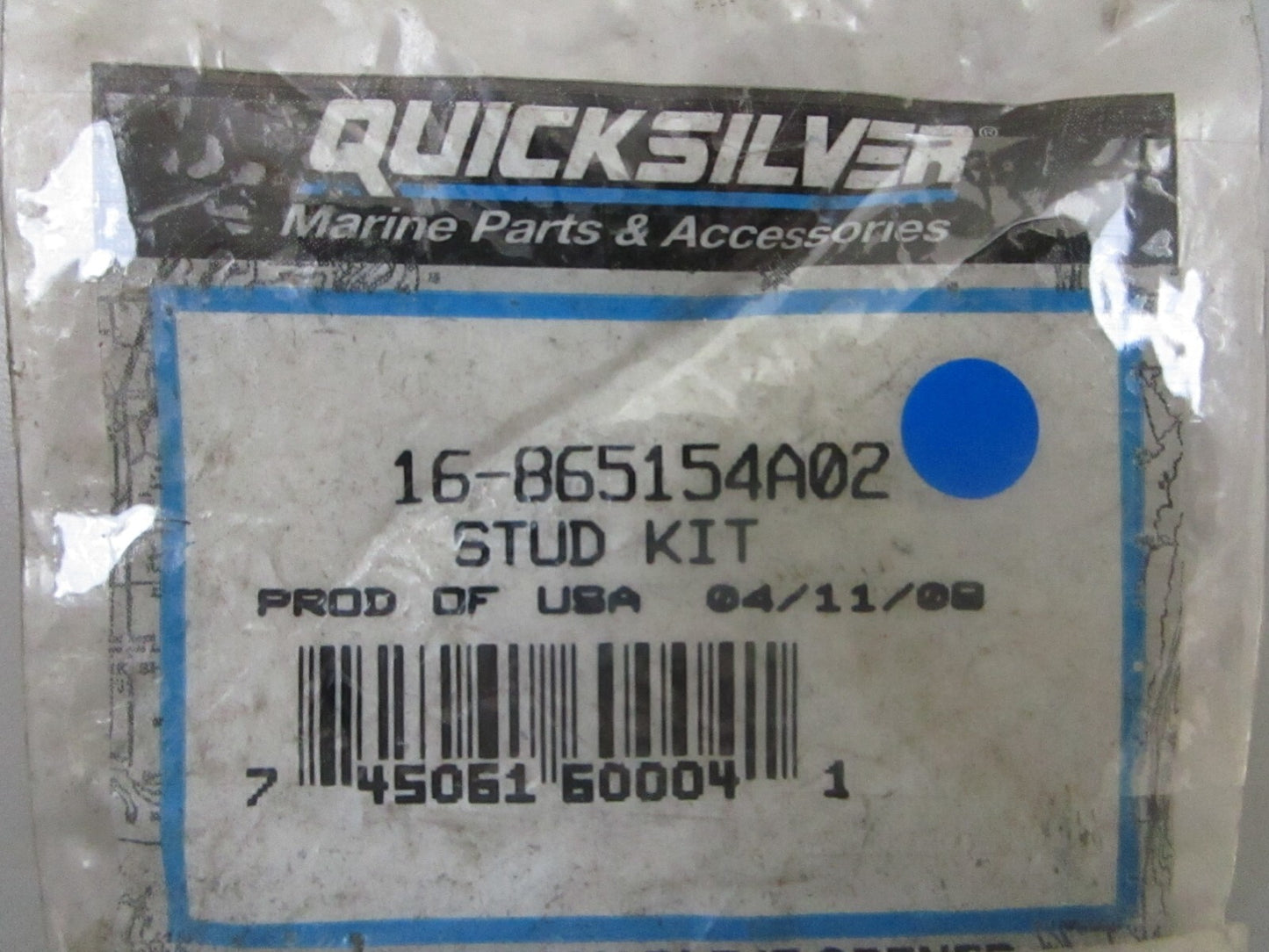 *NEW OEM* 0780 Mercury Quicksilver Stud Kit 16-865154A02