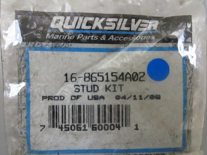 *NEW OEM* 0780 Mercury Quicksilver Stud Kit 16-865154A02