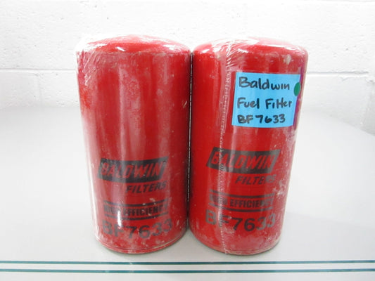 NEW (LOT OF 2) BF7633 Baldwin Fuel Filter 0810