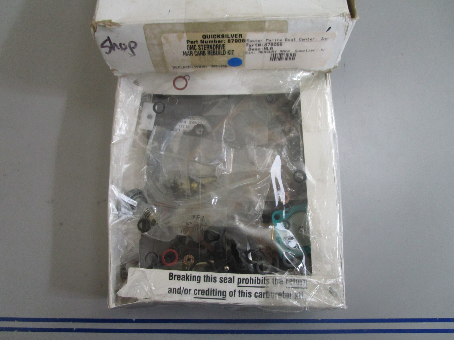 *NEW OEM* 0810 Mercury Quicksilver Carburetor Kit 879066