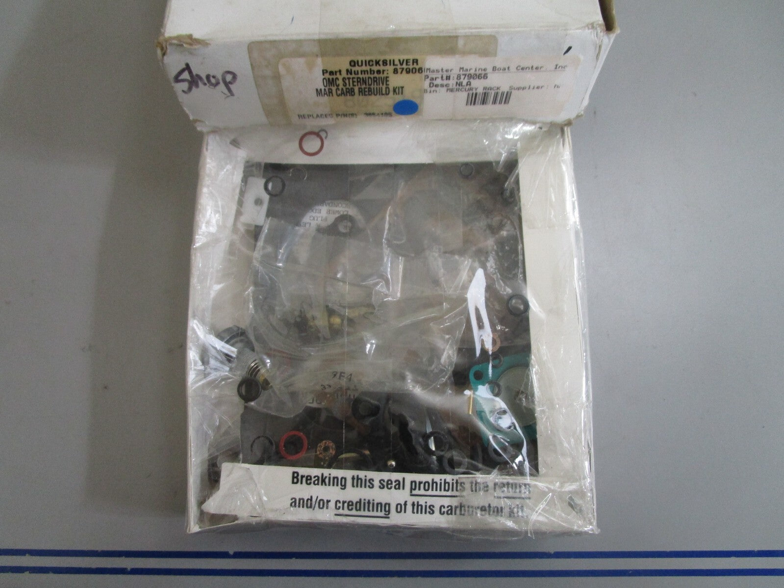 *NEW OEM* 0810 Mercury Quicksilver Carburetor Kit 879066