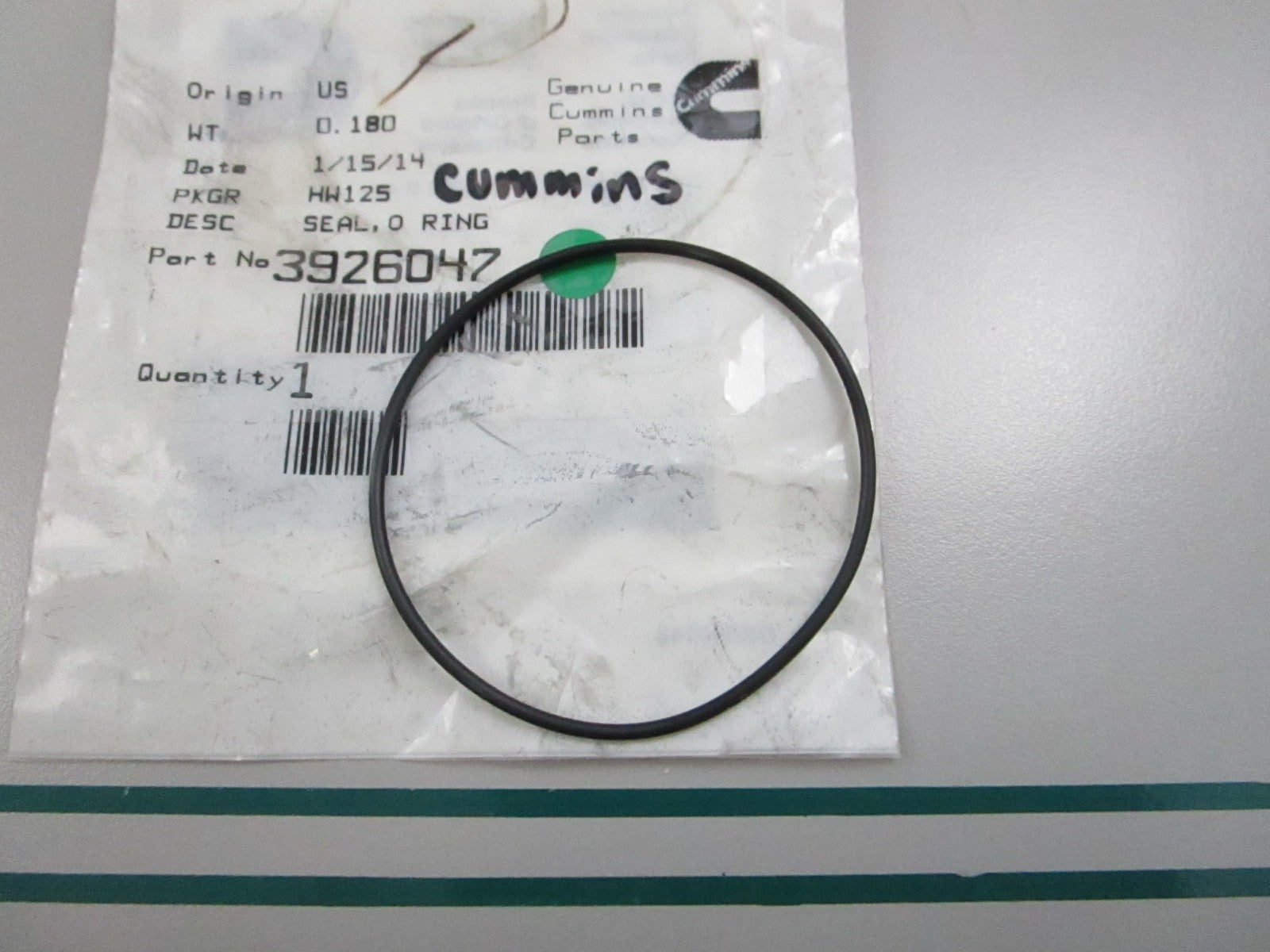 NEW OEM 3926047 Cummins O-Ring Seal 0810