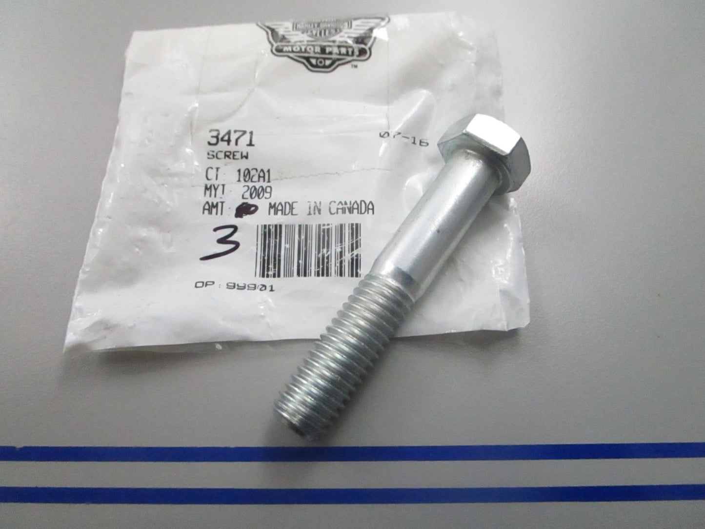 *NEW OEM* 0810 Harley Davidson Bolt 3471