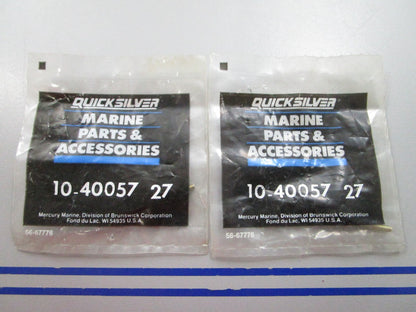 NEW OEM (LOT OF 2) 10-40057 27 Mercury Quicksilver Screw 0810