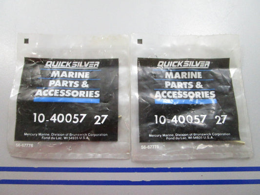 NEW OEM (LOT OF 2) 10-40057 27 Mercury Quicksilver Screw 0810