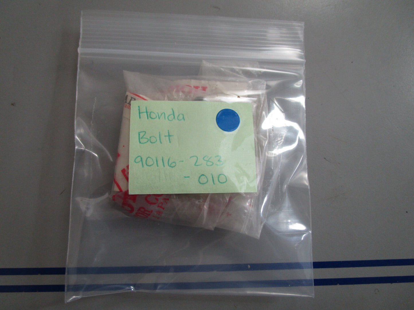 *NEW OEM* 0810 Honda Bolt 90116-283-010