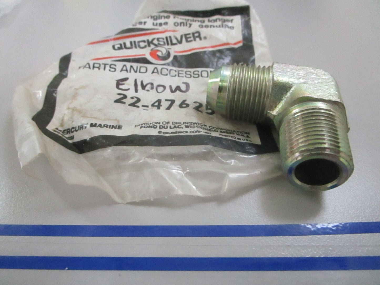 *NEW OEM* 0770 Mercury Quicksilver Elbow 22-47625