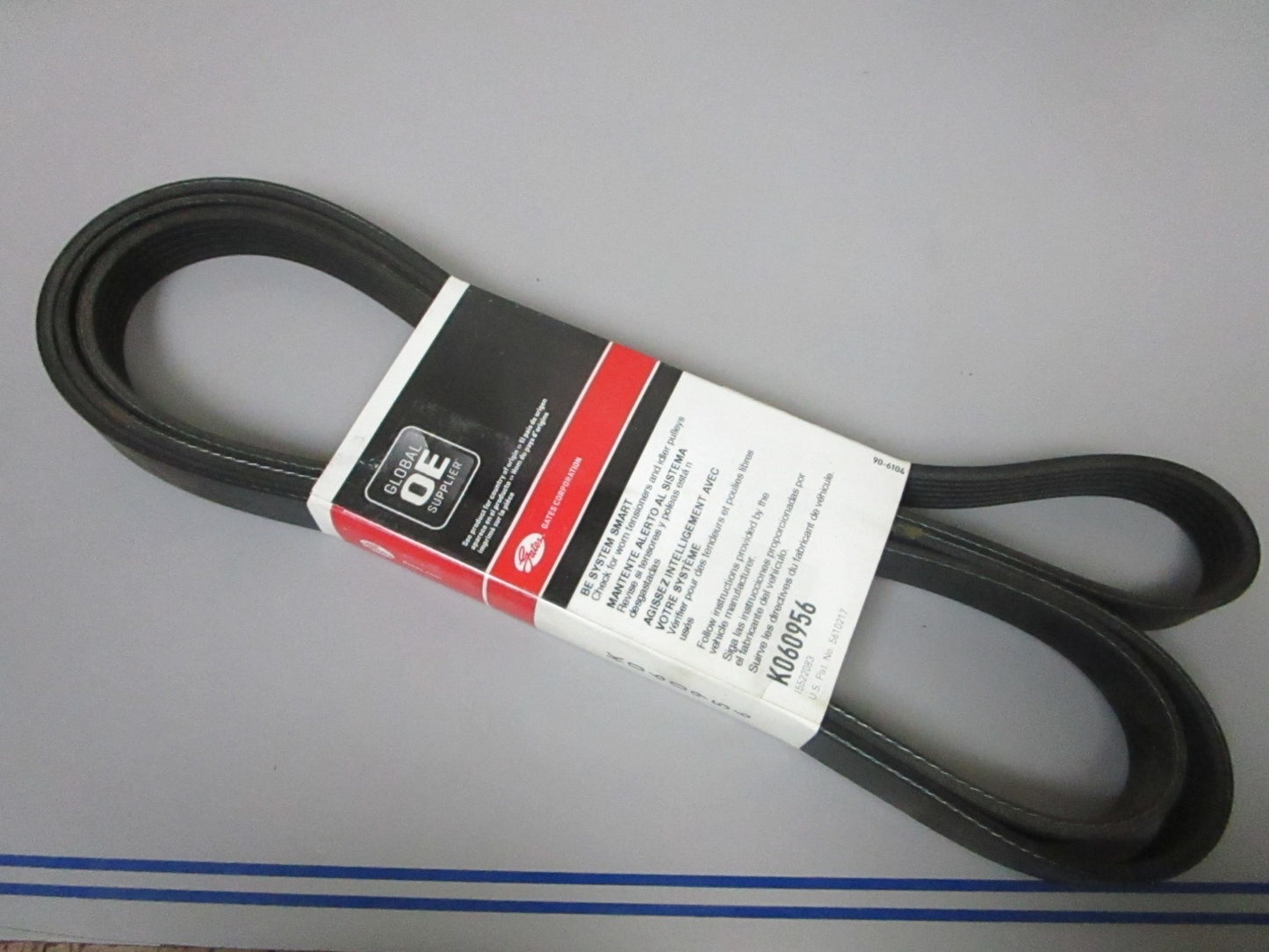NEW K060956 Gates Micro-V 13/16" x 96 ⅛" Serpentine Belt 0720