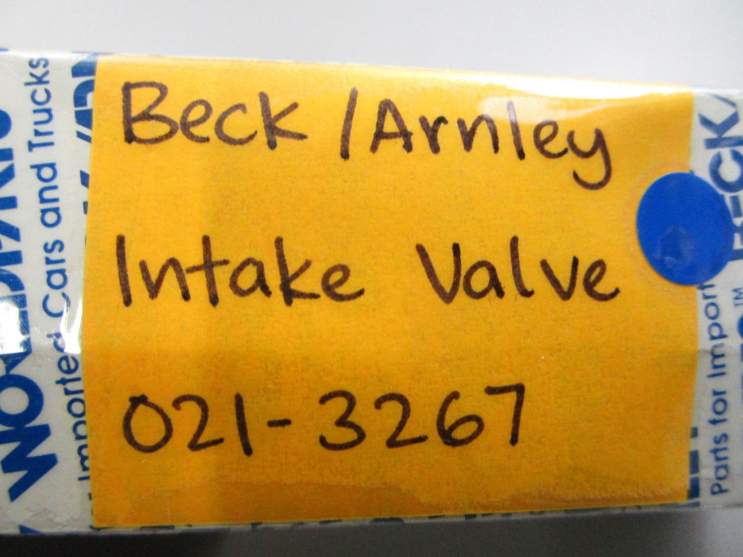 *NEW* 0810 Beck/Arnley Intak Valve 021-3267