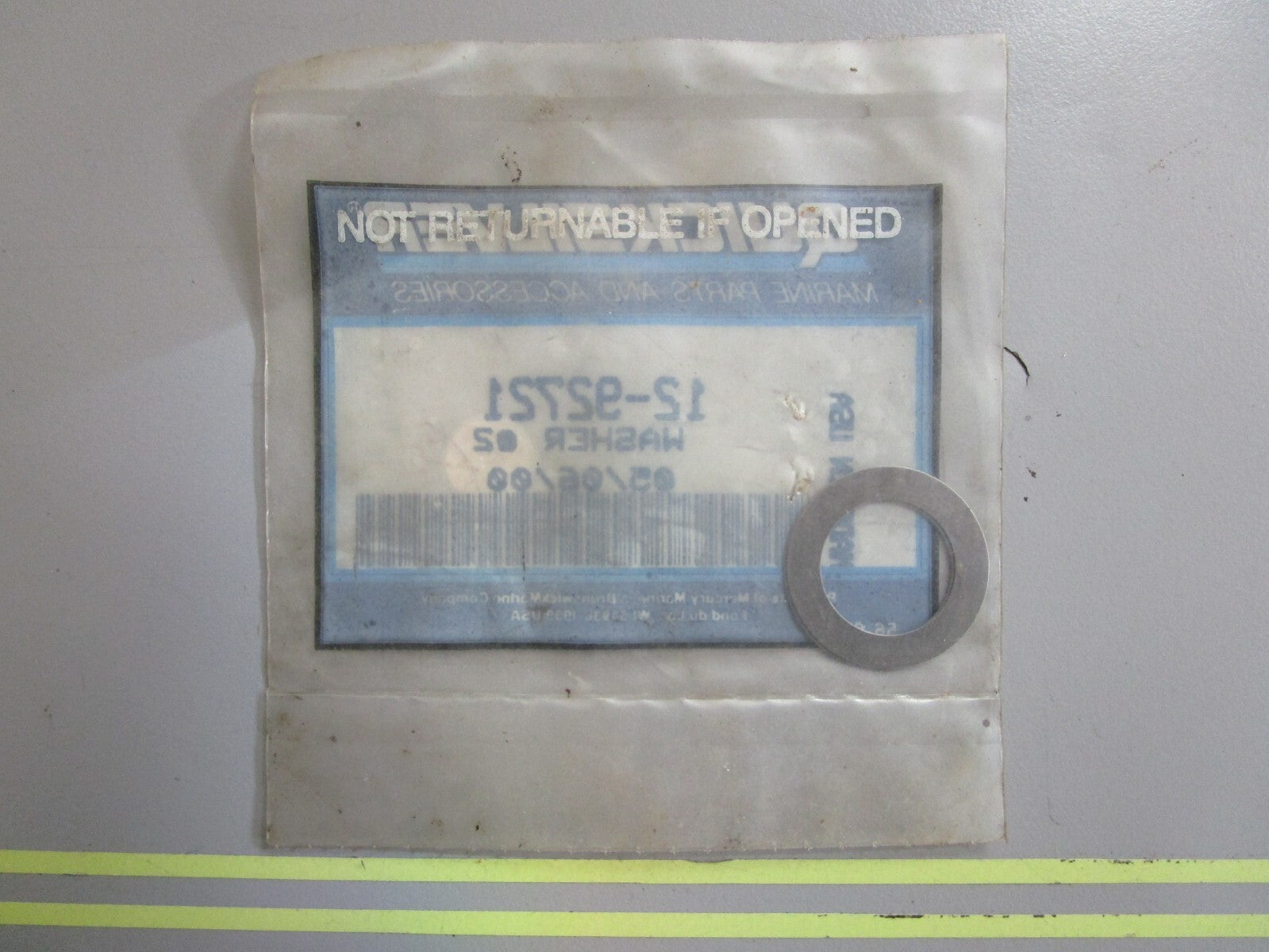 *NEW OEM* (LOT OF 2) 0810 Mercury Quicksilver Washer 12-92721