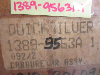 NEW OEM 1389-9563A1 Mercury Quicksilver Carburetor Assy 0820