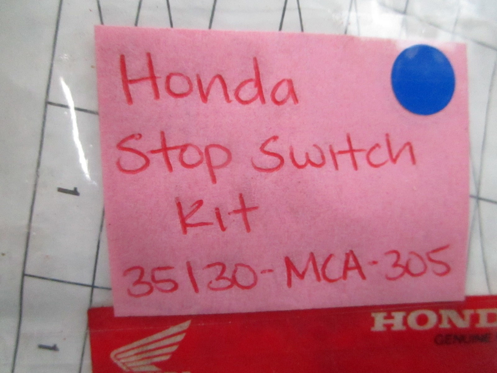 *NEW OEM* 0810 Honda Stop Switch Kit 35130-MCA-305