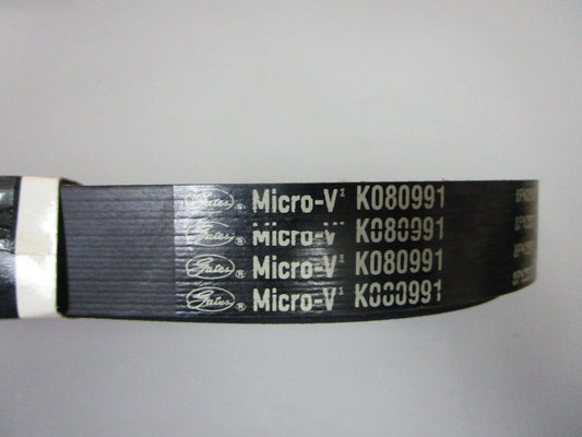 NEW K080991 Gates Micro-V 1-3/32" x 99 ⅝" Serpentine Belt 0720