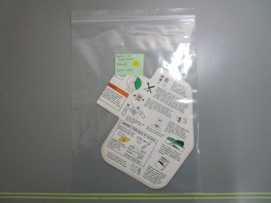 *NEW OEM* 0810 Arctic Cat Tigershark Decal 0614-155