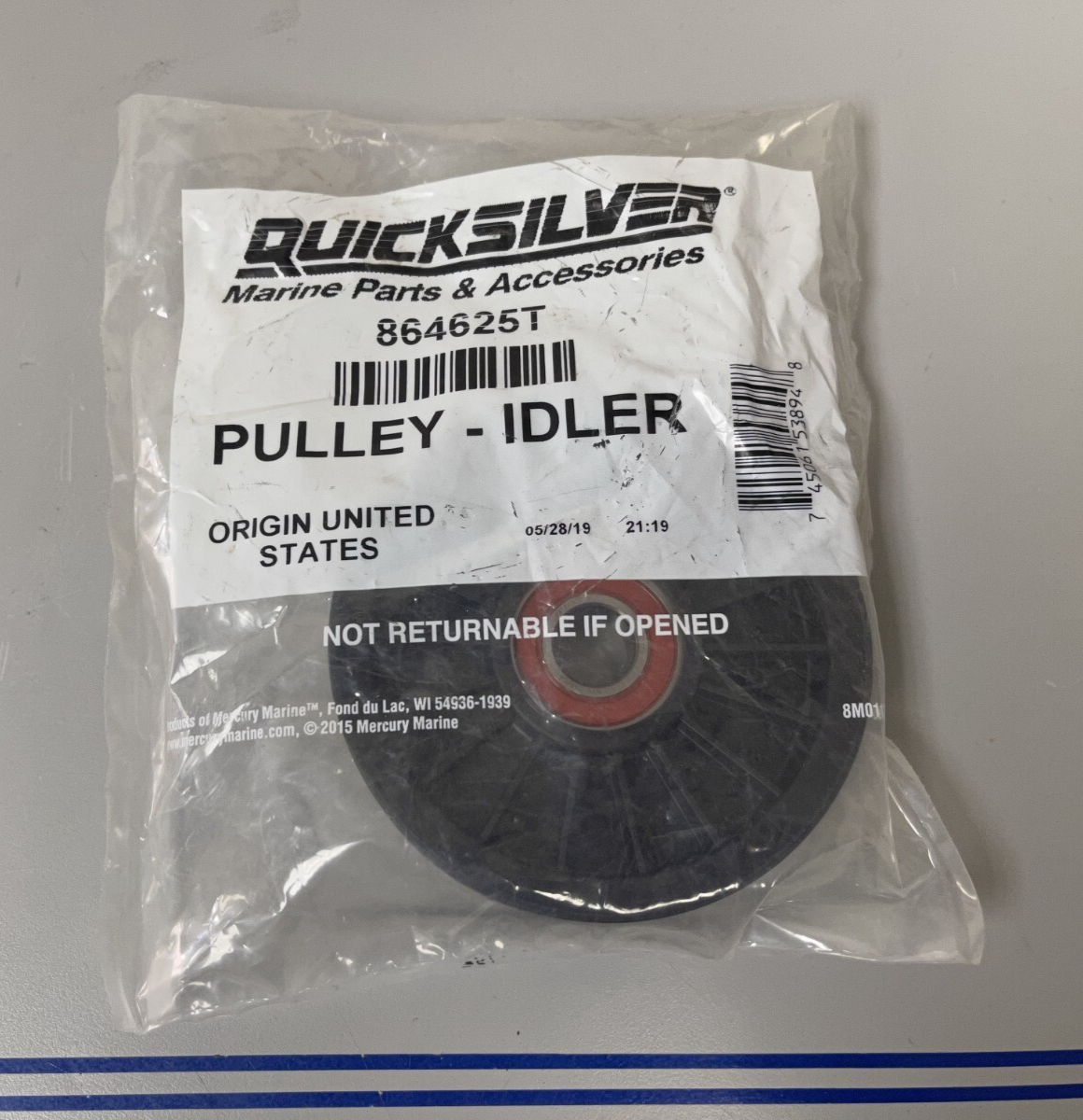 *NEW OEM* 0670 Mercury Quicksilver Idler Pulley 864625T