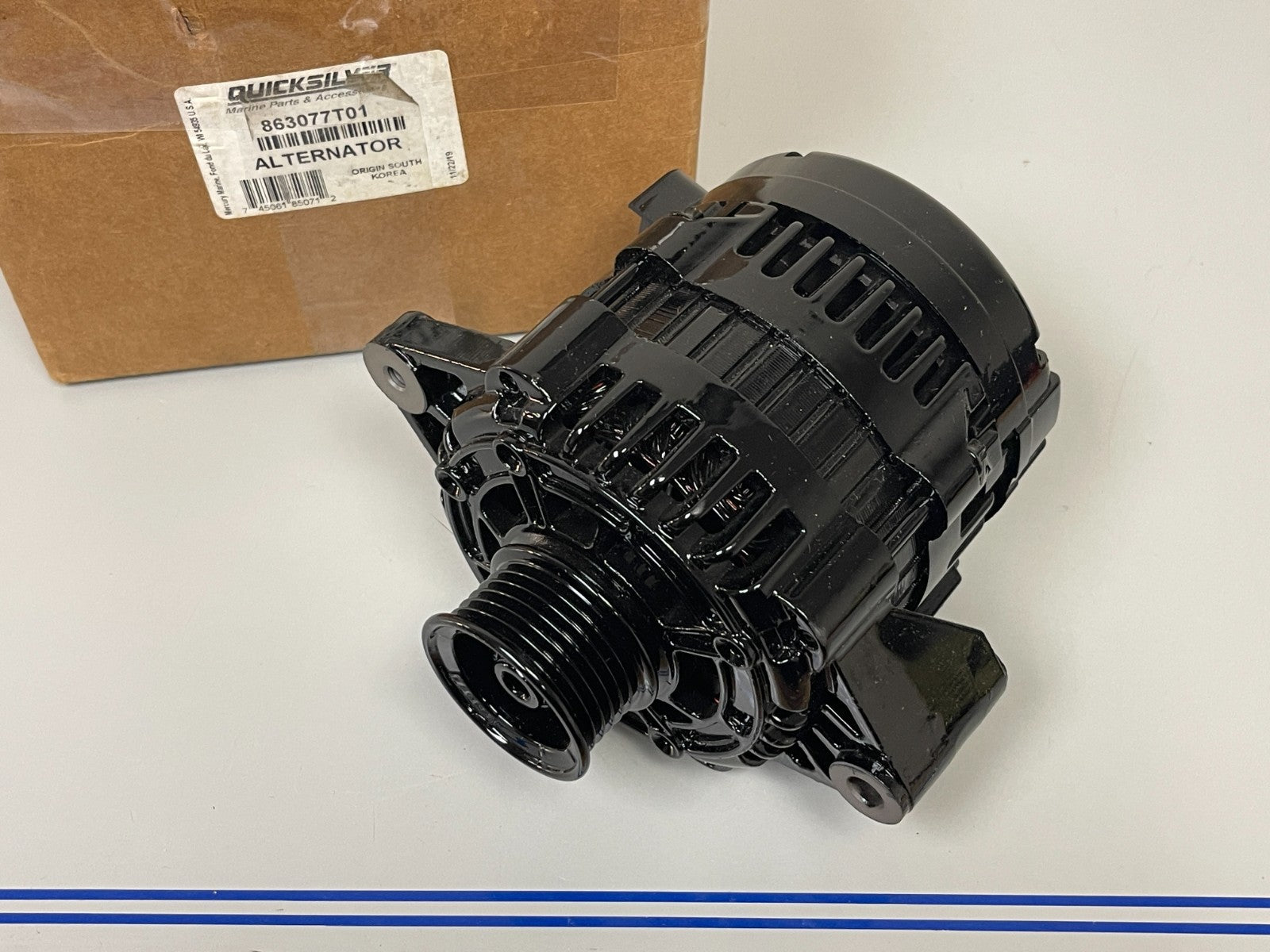 NEW OEM 863077T01 Mercury Mercruiser 12V 95A SAE J1171 Alternator 0720