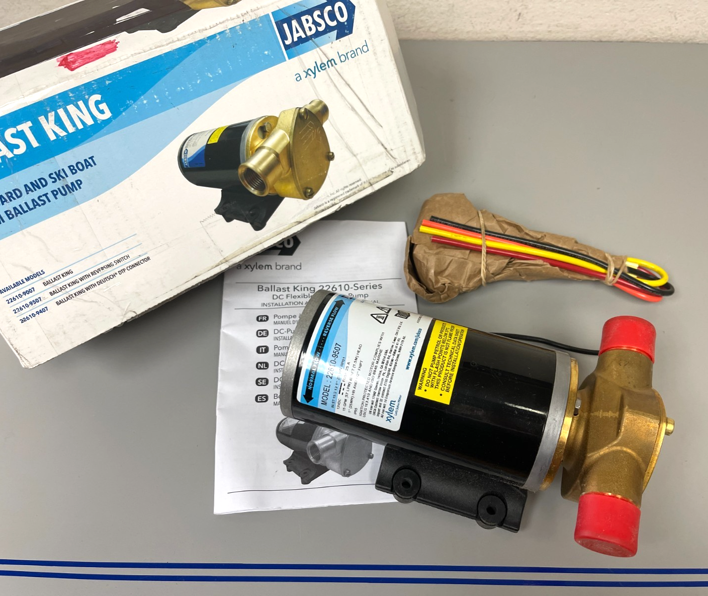 *NEW OEM* 0720 Jabsco Ballast King & Reverse Switch Assembly 22610-9507