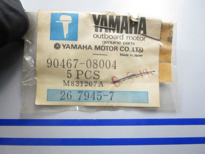 *NEW OEM* (LOT OF 5) 0810 Yamaha Scissor Clip 90467-08004-00