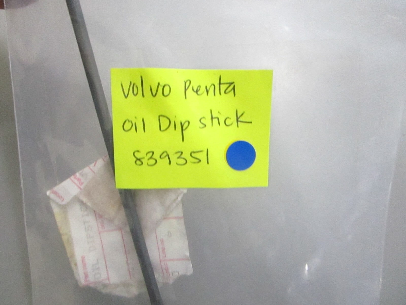 *NEW OEM* 0720 Volvo Penta Oil Dip Stick 839351