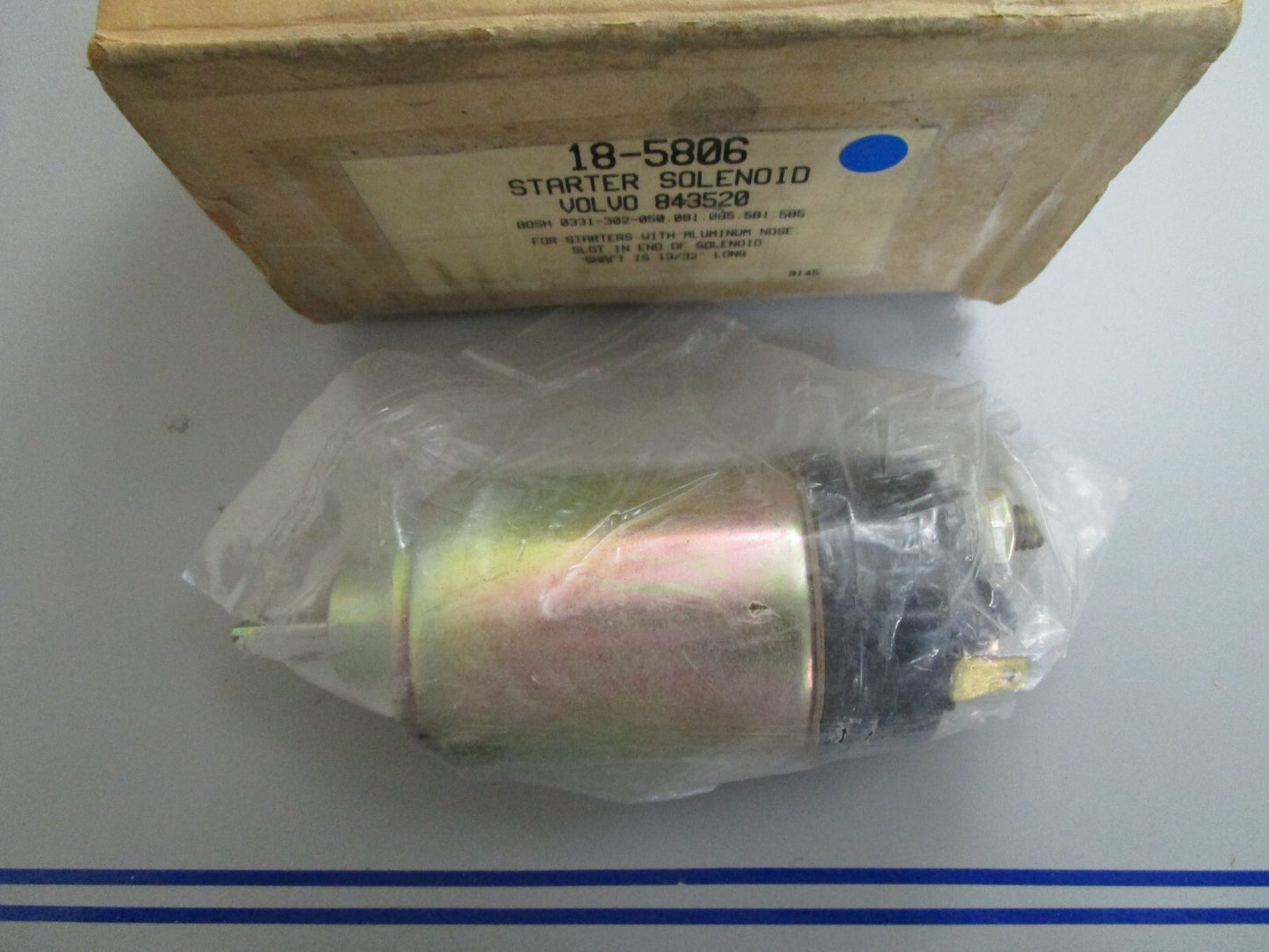 *NEW* 0820 Sierra Starter Solenoid 18-5806 Replaces: Volvo 843520