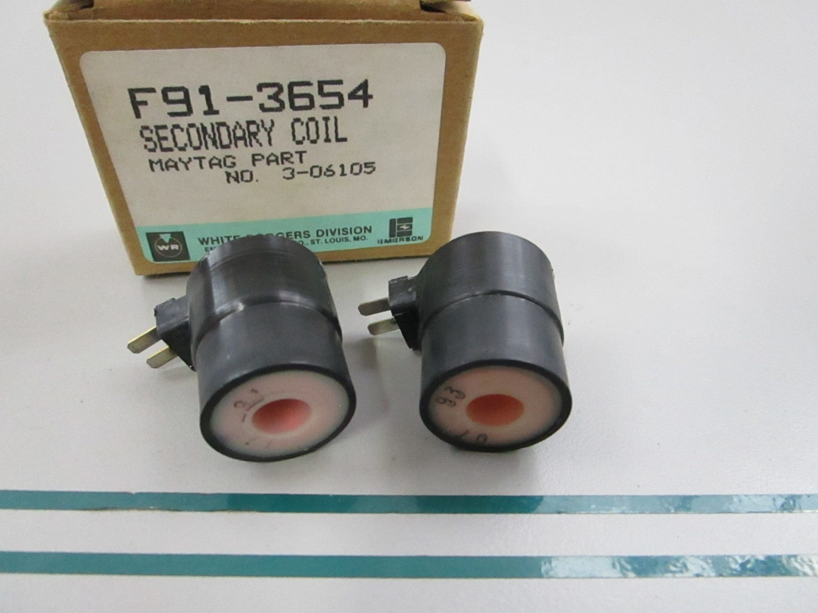 NEW OEM (LOT OF 2) F91-3654 Maytag Secondary Coil 0810